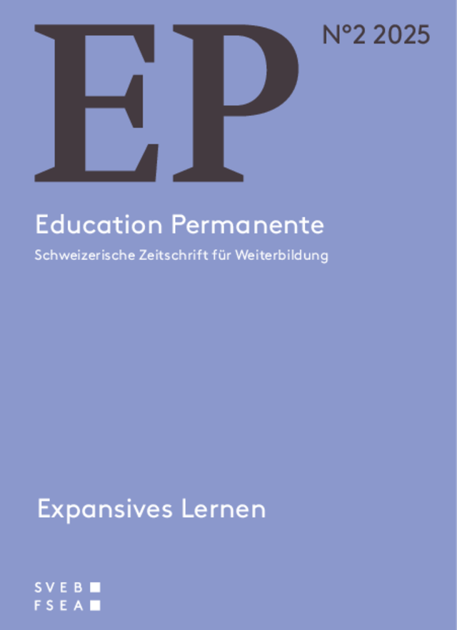 Coverbild der Zeitschriftenausgabe EP 2/2025 zum Thema Expansives Lernen